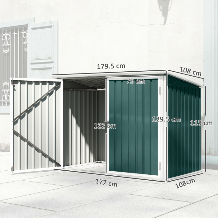  casuta pentru tomberoane, container pentru gunoi, casuta pentru depozitare [3]