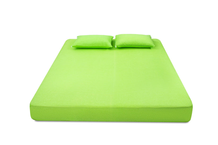 Cearceaf Brius cu Elastic Jersey 160x200+ 2 Fete Perna 50x70, 50% poliester , 50% bumbac, Mint [3]