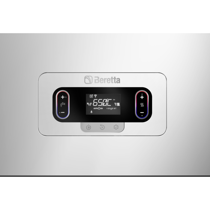 Centrala termica pe gaz in condensare, Beretta Mynute EVO X 25C, murala, afisaj digital, IPX5D, schimbator caldura inox, protectie inghet, + kit evacuare [3]