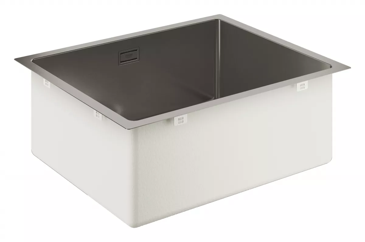 Chiuveta bucatarie Grohe K700U, otel, 540 x 440 mm, in/sub blat, evacuare, mat, grafit, 31574AL1 [5]