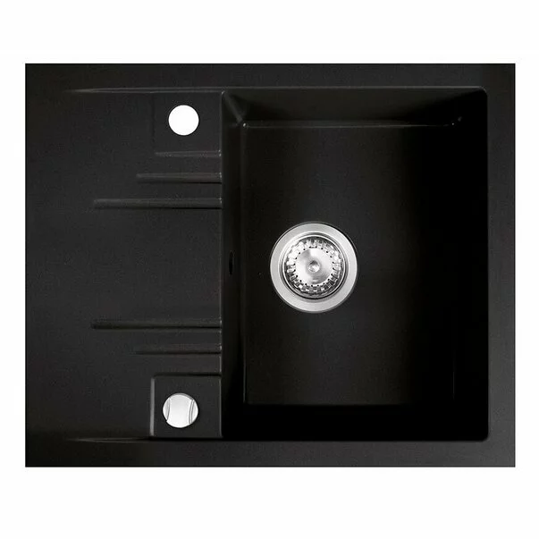 Chiuveta compozit Ferro Mezzo II 58x48 cm grafit [1]