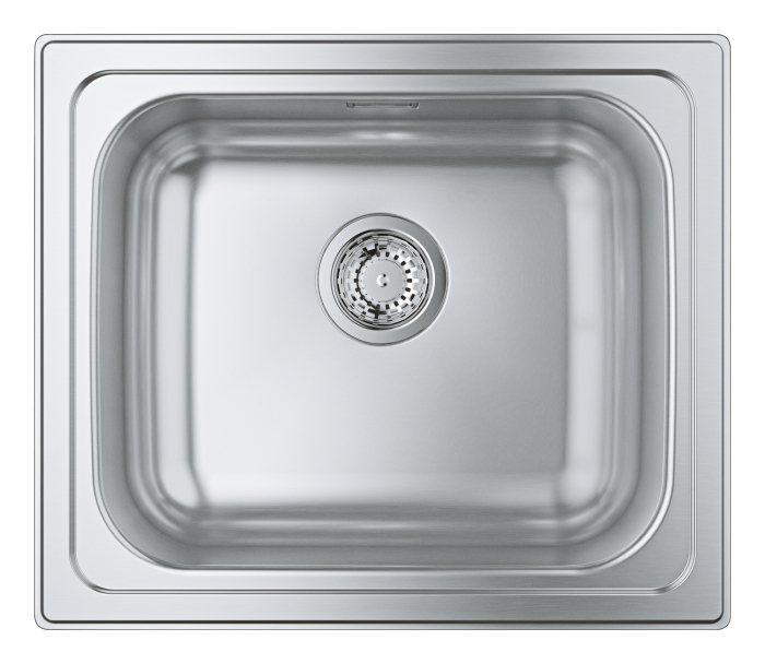 Chiuveta de bucatarie Grohe K200 31719SD0, 533 x 458 mm, o cuva, montare pe blat, sistem de scurgere, inox satinat [2]