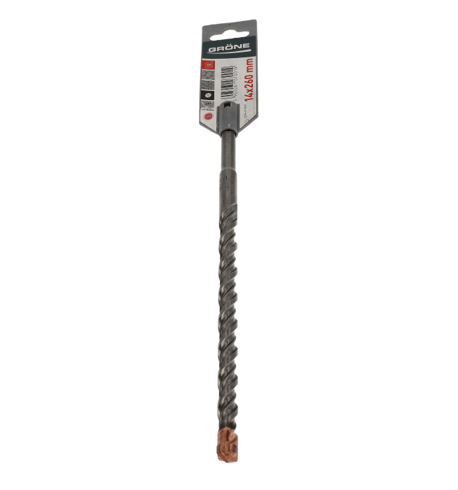 Ciocan perforator Gröne 14 x 210 mm, cu 4 taisuri, suport SDS PLUS, pachet cu pandantiv [3]