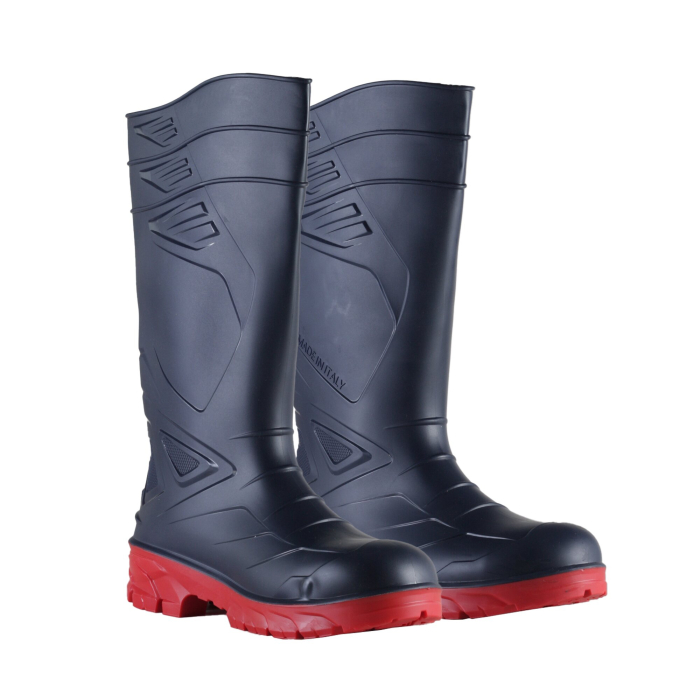 Cizme de protectie Exena PVC Devil blue red S5 SRC, Bombeu de protectie, Lamela antiperforatie, Antiderapant, Marime 45 [4]