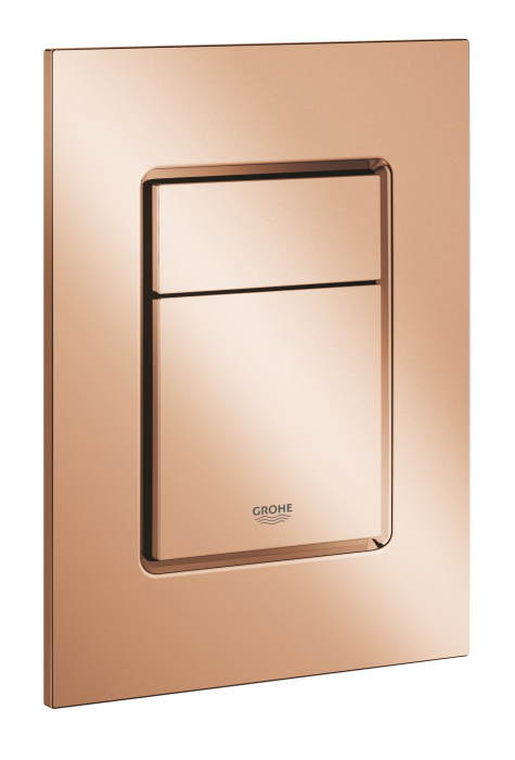 Clapeta actionare Grohe 37535DA0, Skate Cosmopolitan, S, dubla, 130 x 172 mm, verticala, lucios, ABS, cupru [2]