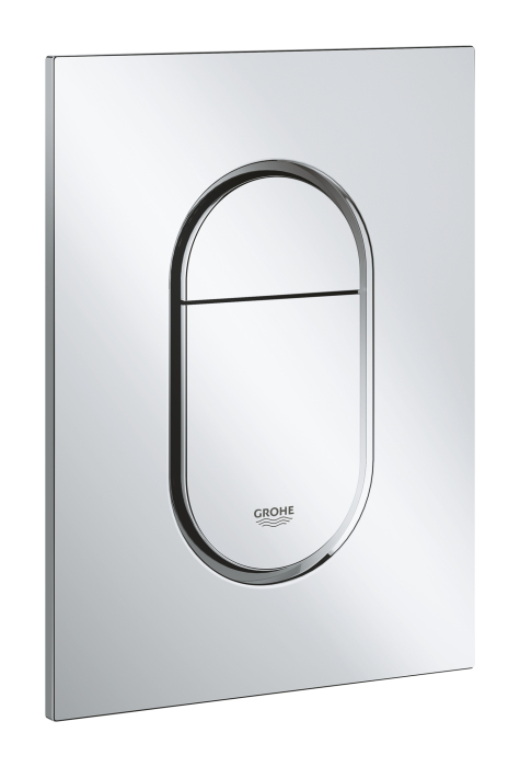 Clapeta actionare Grohe 37624000, Arena, pentru toaleta, tip instalare verticala, pentru tip rezervor incastrat, crom [2]