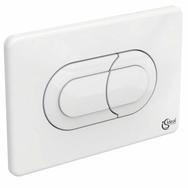 Clapeta de actionare dubla comanda Ideal Standard Solea P1 alb actionare pneumatica [3]