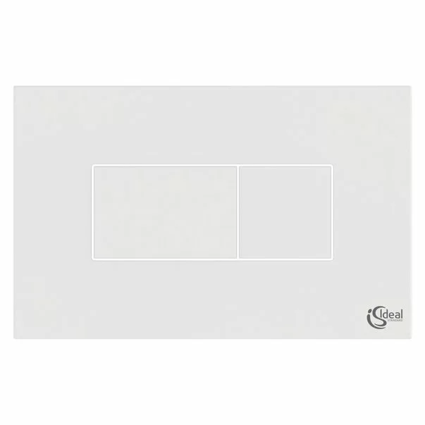 Clapeta de actionare dubla comanda Ideal Standard Solea P2 alb actionare pneumatica [3]