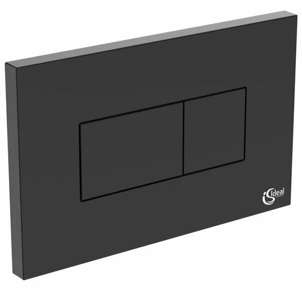 Clapeta de actionare dubla comanda Ideal Standard Solea P2 negru mat actionare pneumatica [3]