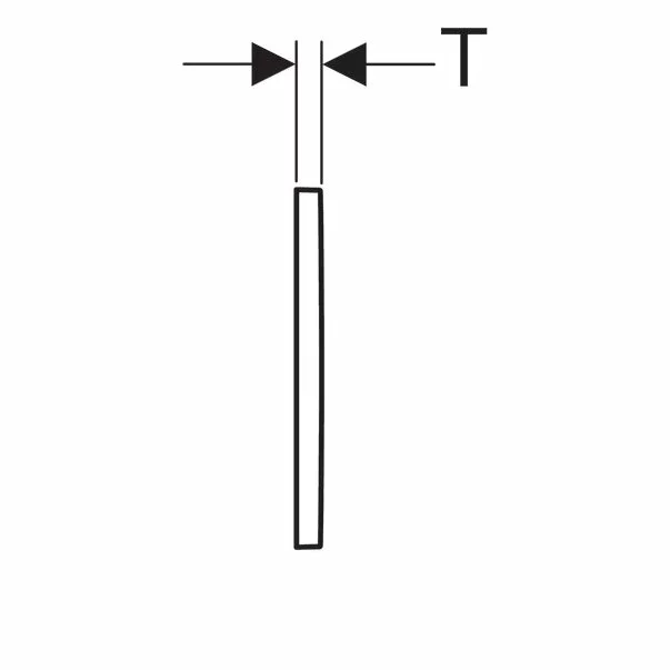 Clapeta de actionare Geberit Omega30 crom lucios [4]