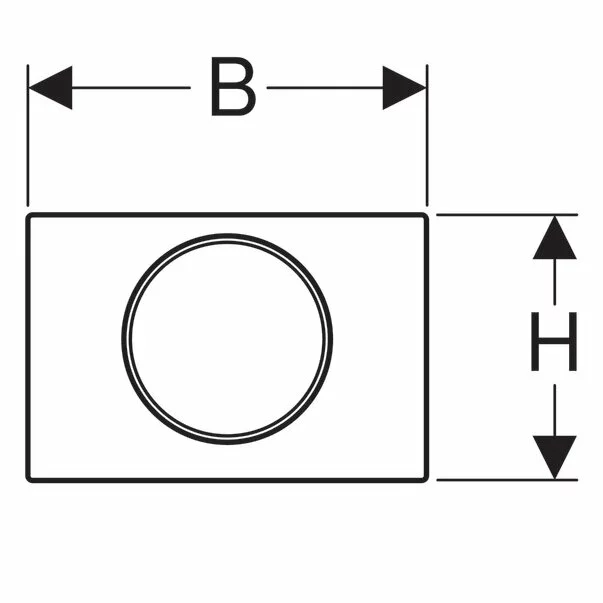 Clapeta de actionare Geberit Sigma10 alb/crom/alb [4]