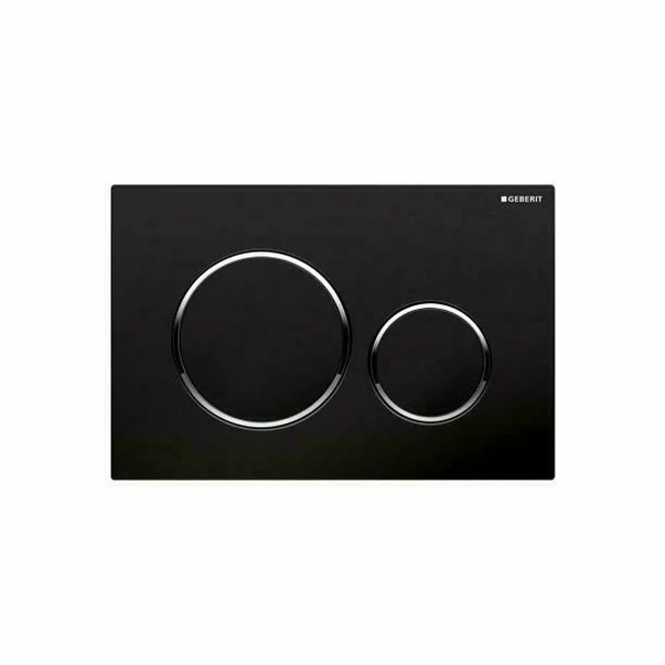 Clapeta de actionare Geberit Sigma20 negru/crom lucios [1]
