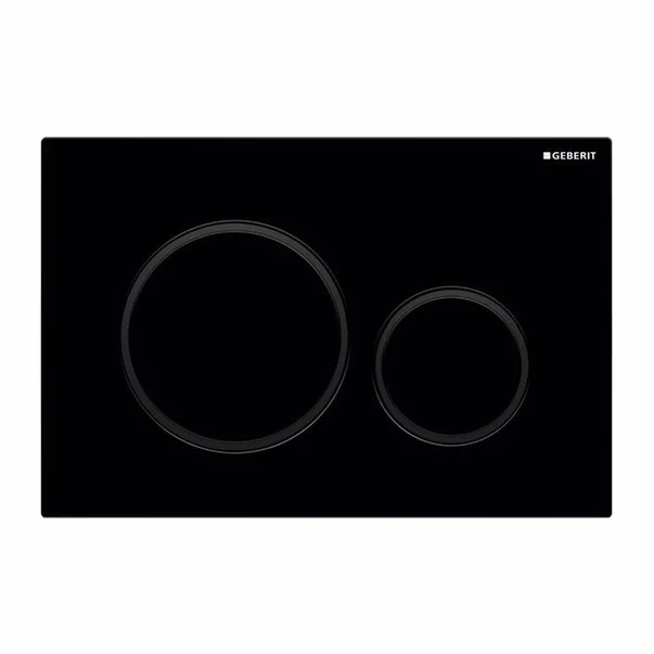 Clapeta de actionare Geberit Sigma20 negru lucios [1]
