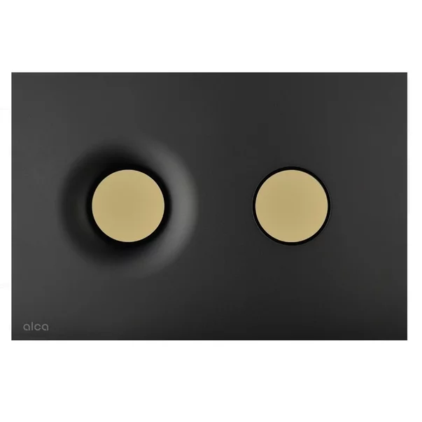 Clapeta de actionare negru/auriu mat Alca Dot Dot [1]