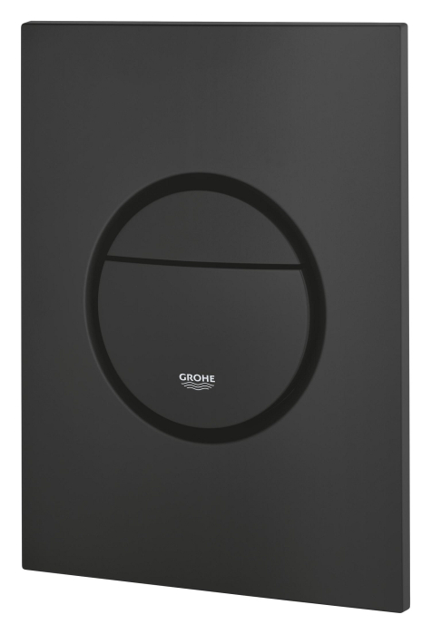Clapeta WC Grohe 37601KF0, Nova Cosmo S, dubla, verticala, 172 x 130 mm, ABS, mat, negru [3]
