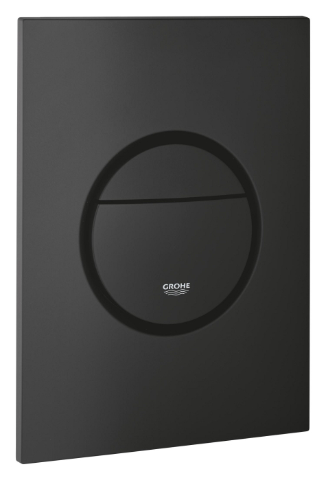 Clapeta WC Grohe 37601KF0, Nova Cosmo S, dubla, verticala, 172 x 130 mm, ABS, mat, negru [2]