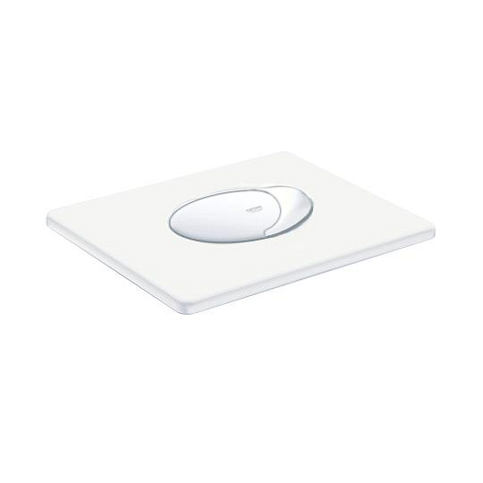 Clapeta WC Grohe 38506SH0, Skate Air, dubla, 156 x 197 mm, orizontala, plastic, alb [3]