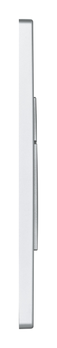 Clapeta WC Grohe 38732BR0, Skate Cosmo, dubla, 156 x 197 mm, verticala, anti-amprenta, ABS, mat, crom [6]