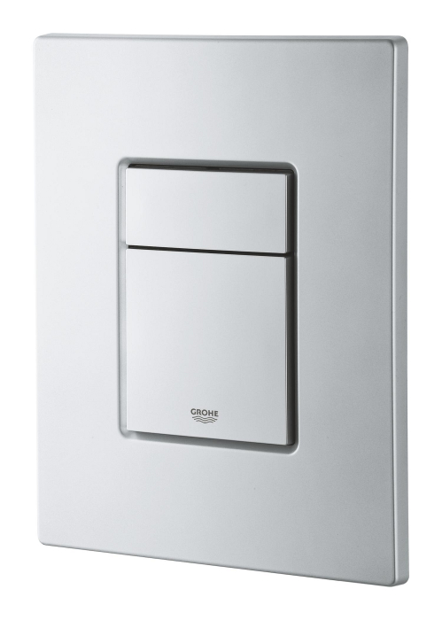Clapeta WC Grohe 38732BR0, Skate Cosmo, dubla, 156 x 197 mm, verticala, anti-amprenta, ABS, mat, crom [4]