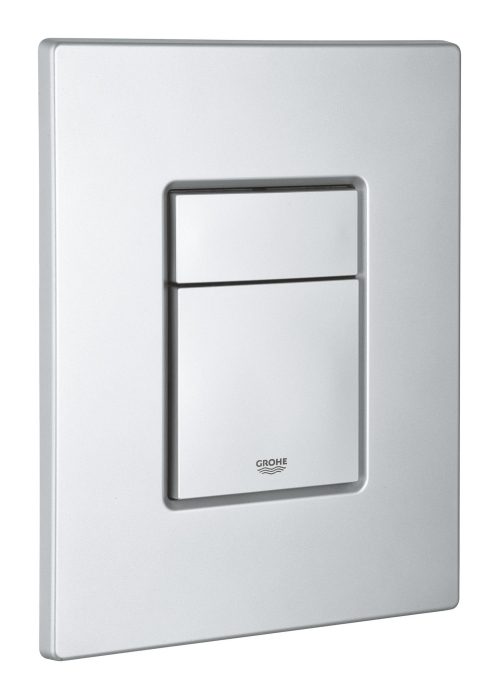Clapeta WC Grohe 38732BR0, Skate Cosmo, dubla, 156 x 197 mm, verticala, anti-amprenta, ABS, mat, crom [5]