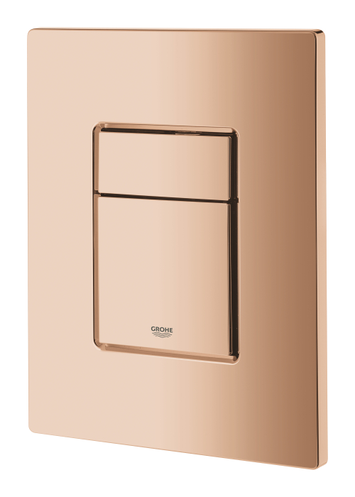 Clapeta WC Grohe 38732DA0, Skate Cosmopolitan, dubla, reversibila, 156 x 197 mm, plastic, lucios, cupru [3]