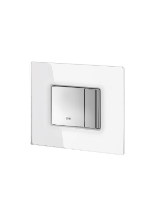 Clapeta WC Grohe 38845MF0, Skate Cosmo, dubla, verticala, 197 x 156 mm, sticla, crom [6]