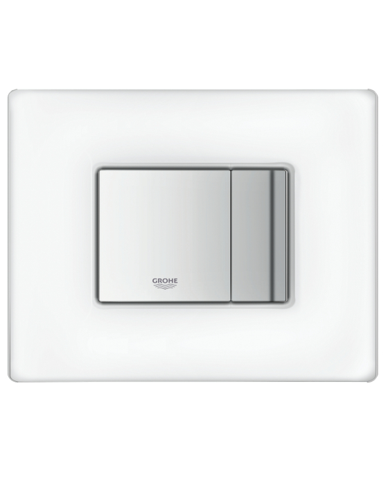 Clapeta WC Grohe 38845MF0, Skate Cosmo, dubla, verticala, 197 x 156 mm, sticla, crom [2]