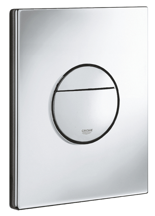 Clapeta WC Grohe 38965000, 156 mm, 197 mm, functie eco, verticala, incastrat pentru tip rezervor, Crom [2]