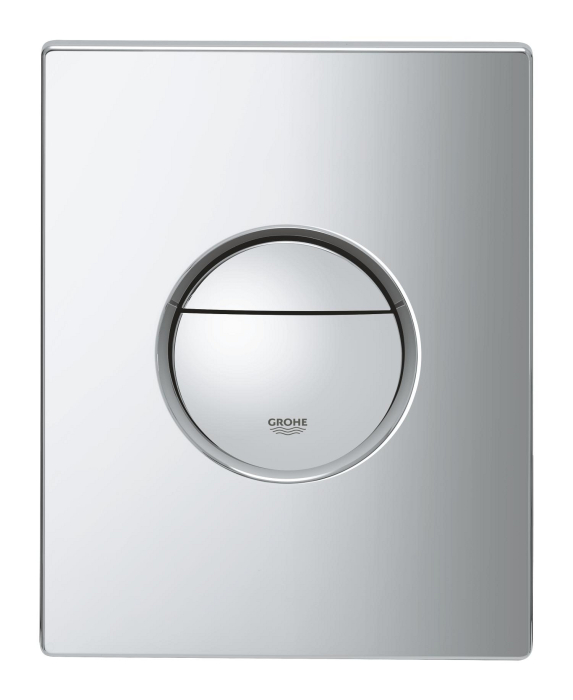 Clapeta WC Grohe 38965000, 156 mm, 197 mm, functie eco, verticala, incastrat pentru tip rezervor, Crom [3]