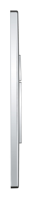 Clapeta WC Grohe 38966000, 156 mm, 197 mm, functie eco, verticala, orizontala, incastrat pentru tip rezervor, Crom [8]