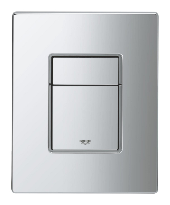 Clapeta WC Grohe 38966000, 156 mm, 197 mm, functie eco, verticala, orizontala, incastrat pentru tip rezervor, Crom [5]