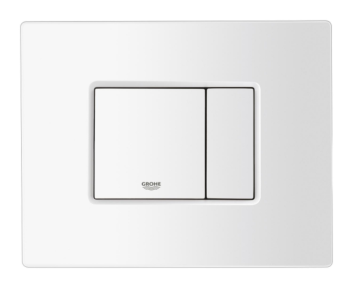 Clapeta WC Grohe 38966SH0, Even, dubla, verticala, 156 x 197 mm, platic, lucios, alb [2]