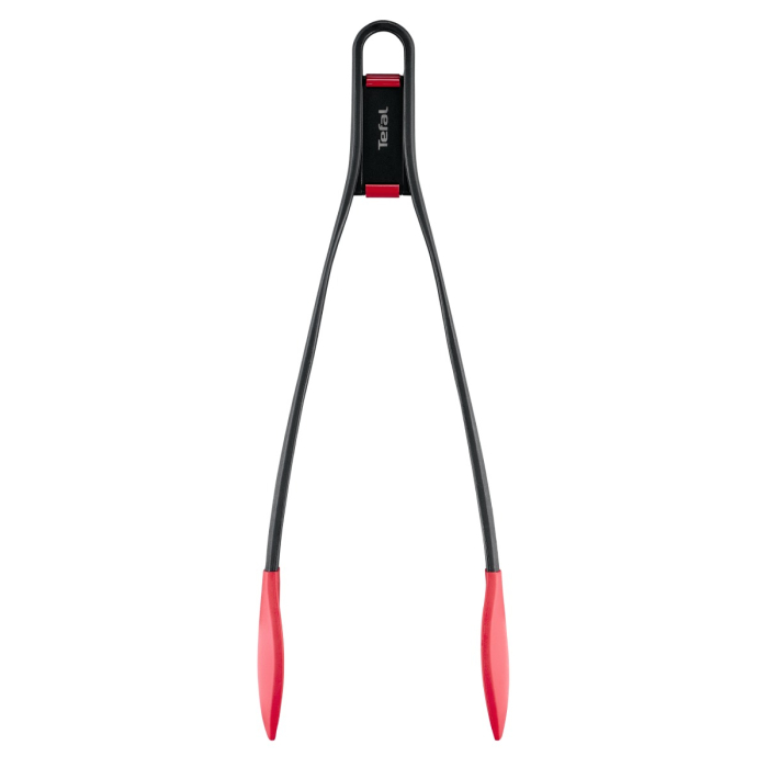 Cleste de bucatarie Tefal Ingenio+ K1991334, silicon, rezistent la temperaturi inalte, compatibilitate cu masina de spalat vase, negru & rosu [6]