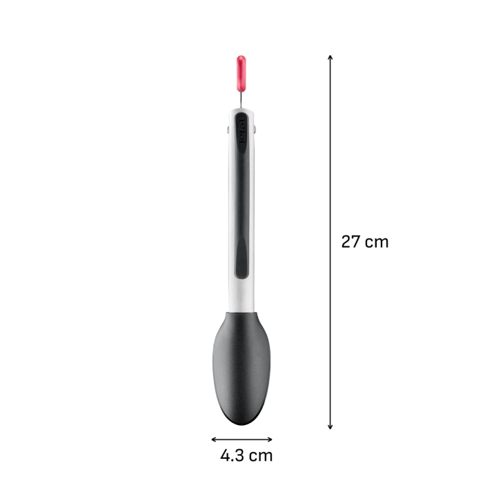 Cleste de bucatarie Tefal Ingenio+ K1991534, inox, rezistent la temperaturi inalte, compatibilitate cu masina de spalat vase, argintiu & negru [12]
