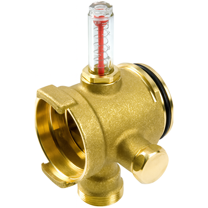 Colector modular Giacomini R53MMY006, cu debitmetru si vana de reglaj DN32 B.18, pentru instalatii incalzire si racire [1]