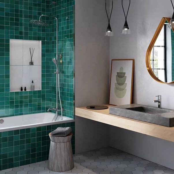 Coloana de dus cu baterie monocomanda Ferro Fiesta [3]