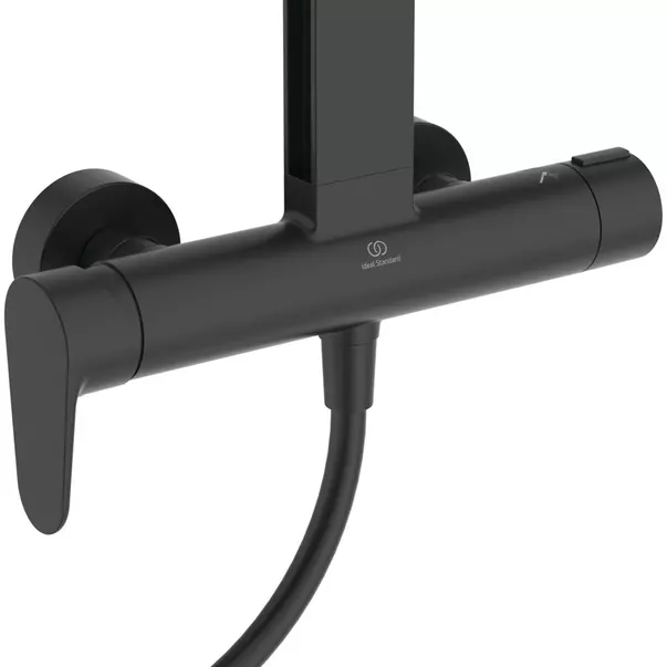 Coloana de dus cu baterie monocomanda negru mat Ideal Standard Alu+ [3]
