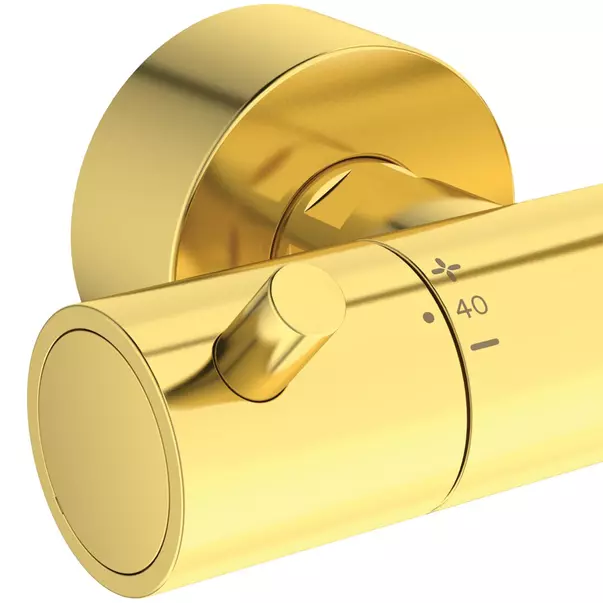 Coloana de dus cu baterie termostatata auriu periat Ideal Standard Ceratherm T125 [8]