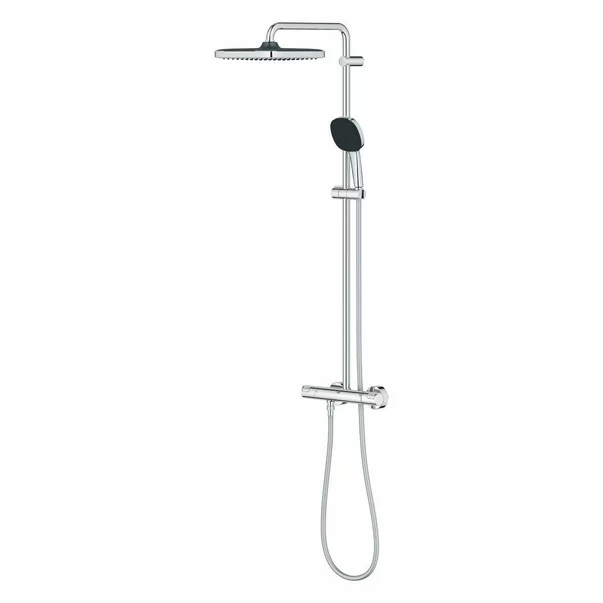 Coloana de dus cu baterie termostatata Grohe Vitalio Start Cube 250 crom lucios [5]