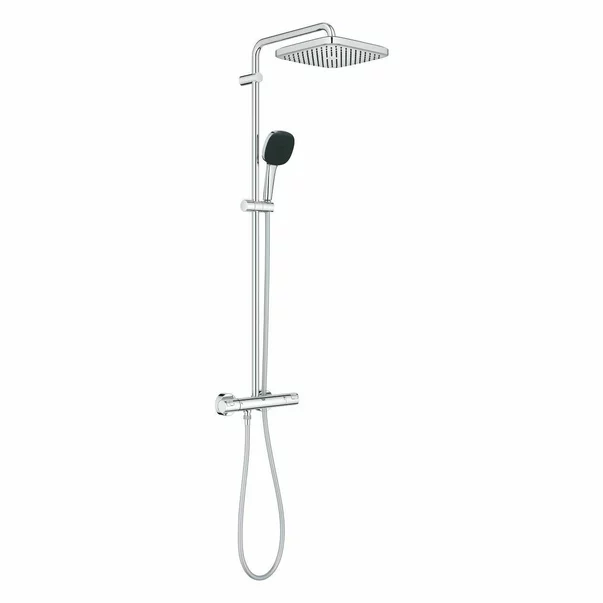Coloana de dus cu baterie termostatata Grohe Vitalio Start Cube 250 crom lucios [3]