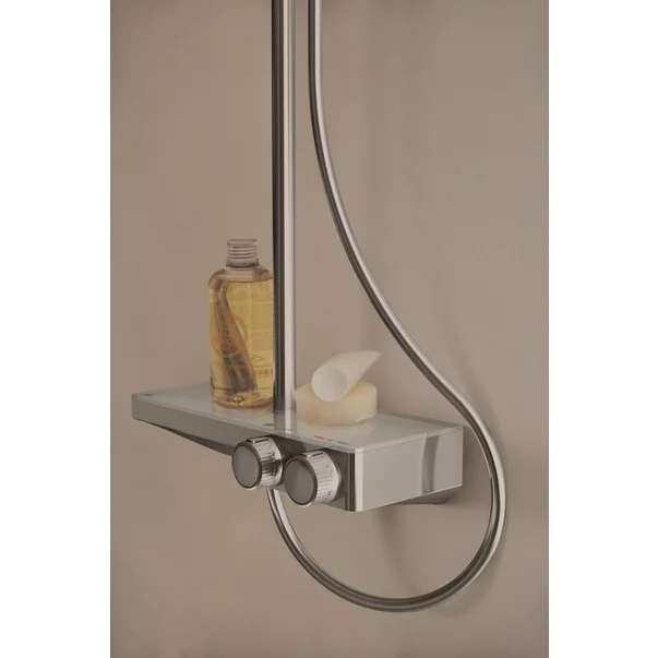 Coloana de dus cu baterie termostatata si etajera sticla Ideal Standard Ceratherm S200 [3]