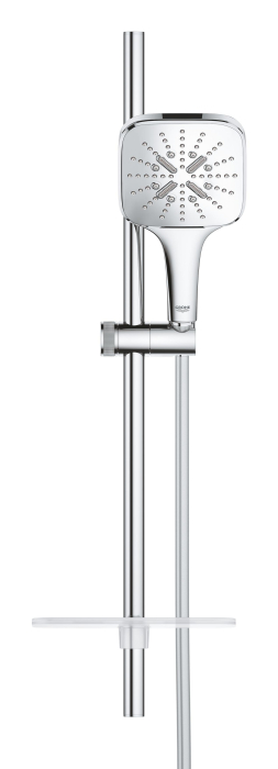 Coloana de dus Grohe 26584000, dus SmartActive, montaj aparent, numar functii para dus 3, lungime furtun m 1.5, crom [2]