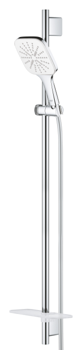 Coloana de dus Grohe 26586LS0, SmartActive 130 Cube, 1/2'', 3 functii, 900 mm, etajera, crom [4]
