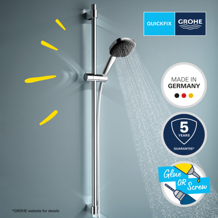 Coloana de dus Grohe 26932001, 1.75 m, 110 mm, 900 mm, 2 functii para dus, 1/2 conexiune furtun, Crom [5]