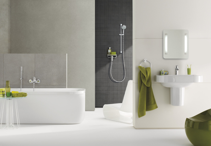 Coloana de dus Grohe 27368000, 1.75 m, 66 mm, 900 mm, 1 functii para dus, 1/2 conexiune furtun, Crom [2]