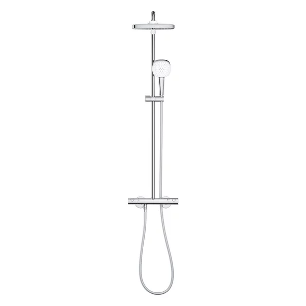 Coloana de dus Grohe Tempesta 250 Cube cu baterie termostatata crom lucios [2]