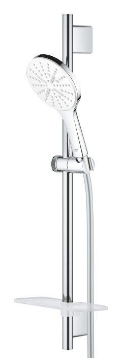 Coloana dus Grohe 26577LS0, SmartActive 130, 600 mm, 3 functii, etajera, crom [3]