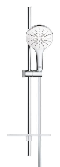 Coloana dus Grohe 26577LS0, SmartActive 130, 600 mm, 3 functii, etajera, crom [2]