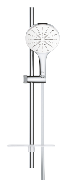 Coloana dus Grohe 26592LS0, SmartActive 150, 600 mm, 3 functii, etajera, crom [2]