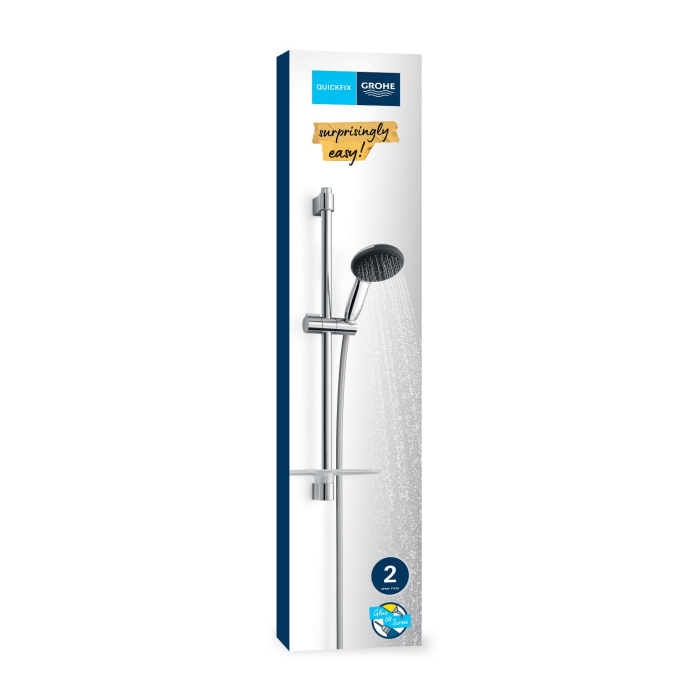 Coloana dus Grohe 26952001, 1.75 m, 110 mm, 620 mm, 2 functii para dus, 1/2 conexiune furtun, conexiune universala, Crom [16]